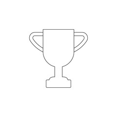 Aufkleber - Colored 1st place cup icon. Element of web for mobile concept and web apps icon. Outline, thin line icon for website design and development, app development