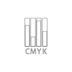 Poster - Colored cmyk color icon. Element of web for mobile concept and web apps icon. Outline, thin line icon for website design and development, app development