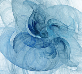 Leinwandbilder - An abstract computer generated modern fractal design. Abstract fractal color texture. Digital art. Abstract Form & Colors.