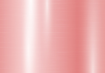 Wall Mural - background with metallic rose gold effect. vector illustration with metal texture