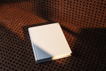 Poster - Empty white hardcover book
