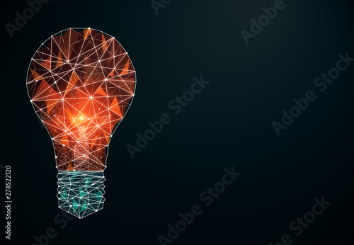 Creative polygonal lamp