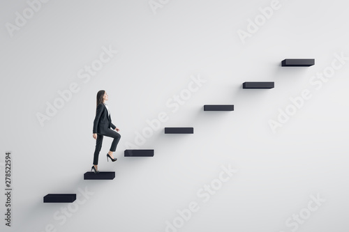 Cuadros en Lienzo Leadership and career development concept