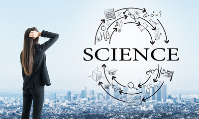 Wall Mural - Knowledge and science concept