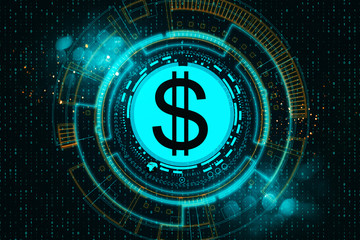 Poster - Abstract dollar sign