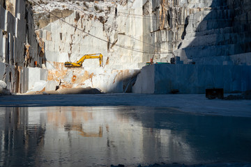 Wall Mural - Carrara marble quarries, Tuscany, Italy