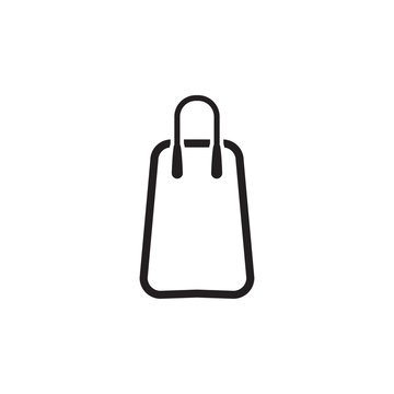 shopping bag icon logo vector illustration