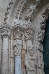 Sticker - Cathedral Facade, Orense, Galicia