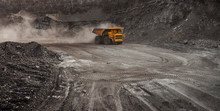  Mining Truck In A Coal Mine