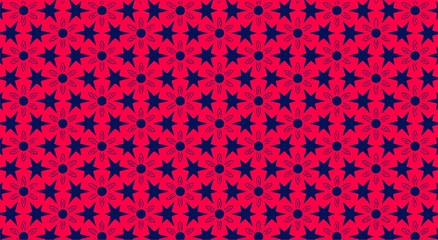 Poster - seamless pattern with hearts