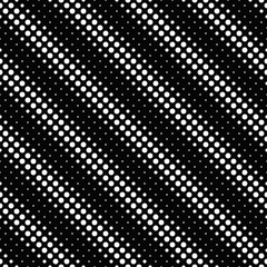 Poster - Geometrical seamless circle pattern background - black and white abstract vector graphic design from circles