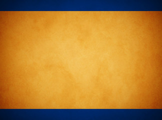 Wall Mural - Elegant Rich Gold Parchment. Rich Blue Header Footer