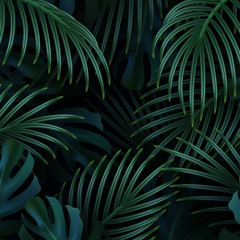 Wall Mural - branch palm realistic