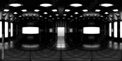 Fotomural 8K HDRI map, spherical environment panorama background, modern high contrast int