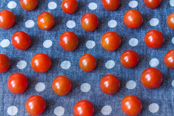  kitchen ingredients on woven bamboo texture 