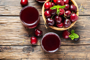 Summer cherry juice