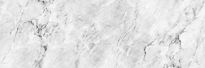 Poster - horizontal elegant white marble background