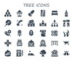 © Anna - tree icon set