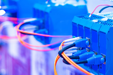Poster - the source of electrical power. wires connected to power supply. cables in electrical connectors. su