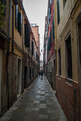 Naklejka na meble narrow street in venice italy