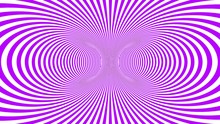 Hypnotic Psychedelic Illusion Background With Purple Stripes.