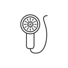 Poster - Shower icon template color editable. Shower symbol vector sign isolated on white background. Simple logo vector illustration for graphic and web design.