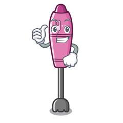 Sticker - Thumbs up immersion blender placed in character box