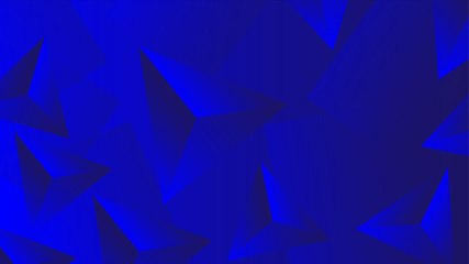 Poster - blue 3D abstract wallpaper