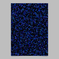 Poster - Geometric diagonal square pattern background brochure template - vector design