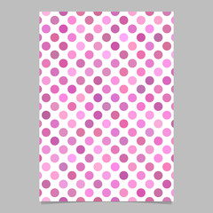 Poster - Geometrical dot pattern background page template - vector graphic