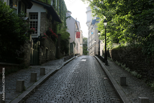 Obraz Dibond Paryż - Montmartre - Rue Cortot