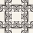 © Paykvector - Seamless geometric pattern. Vector abstract classical modern art deco background in black and white color