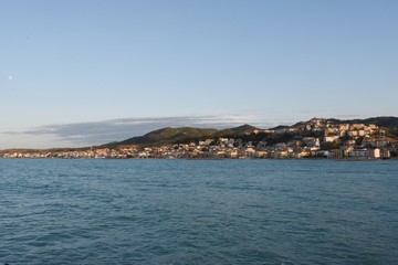 Wall Mural - Cariati (Cosenza) - Veduta dal Porto con Luna