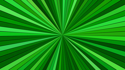 Poster - Green abstract hypnotic explosive concept background - vector star burst graphic design