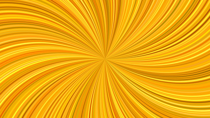 Poster - Orange geometrical abstract swirl background - vector graphic from striped rays