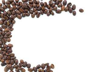 coffee beans isolated