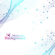 © BAIVECTOR - Big Genomic Data Visualization. DNA helix, DNA strand, DNA Test. Molecule or atom, neurons. Abstract structure for Science or medical background, banner