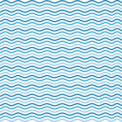 Sticker - sea wave beach theme background pattern