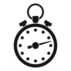 Poster - Stopwatch icon. Simple illustration of stopwatch vector icon for web design isolated on white background