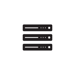 Poster - Computer Server Icon Vector Illustration