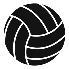 Wall Mural - Volleyball ball icon. Simple illustration of volleyball ball vector icon for web design isolated on white background