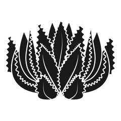 Poster - Botanical succulent icon. Simple illustration of botanical succulent vector icon for web design isolated on white background