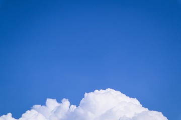 Beautiful abstract cloud and clear blue sky landscape nature background and wallpaper