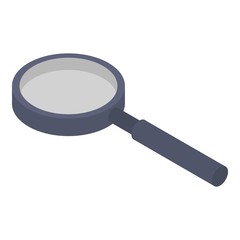 Poster - Zoom magnify glass icon. Isometric of zoom magnify glass vector icon for web design isolated on white background
