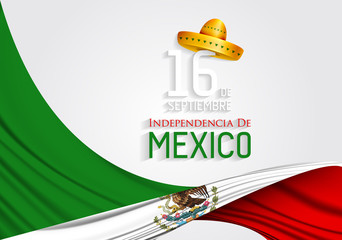 Wall Mural - Mexico Independence Day (Día de la Independencia).