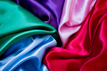 Colorful Silk Background