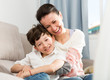 © JackF - Cheerful teen boy with mother