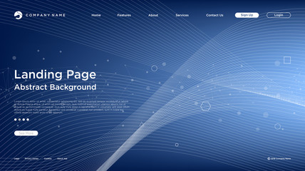 abstract modern graphic element. dynamical colored forms and waves. gradient abstract banner with fl