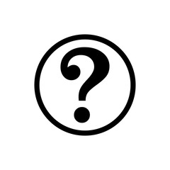 Question Mark icon vector symbol illustration