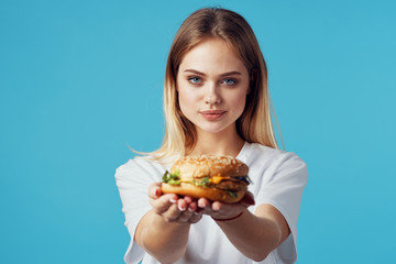 Wall Mural - woman with cake